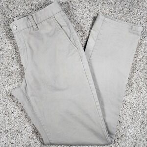 Bonobos Chino Pants Mens 31x32 Gray Weekday Warrior Stretch Good